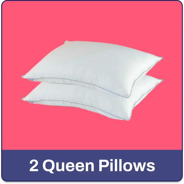 Two (2) Queen Pillows
